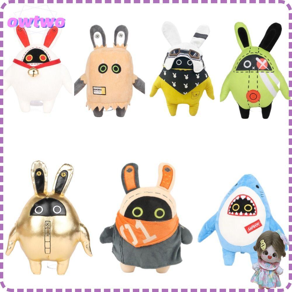 Búp bê sang trọng OWTWO, Động vật nhồi bông Zenless Zone Zero Shark Plushie, Phim hoạt hình Bangboo 