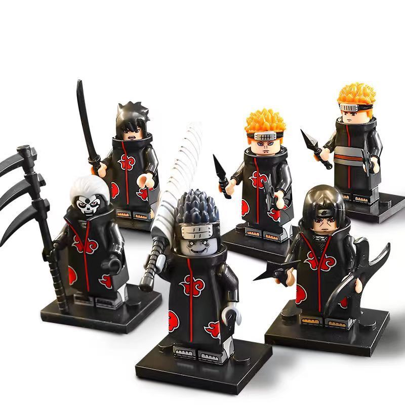 2025 Sản Phẩm Mới Tương Thích Lego Phantom Ninja Khối Xây Dựng Minifigures Kakashi Sasuke Naruto Nar