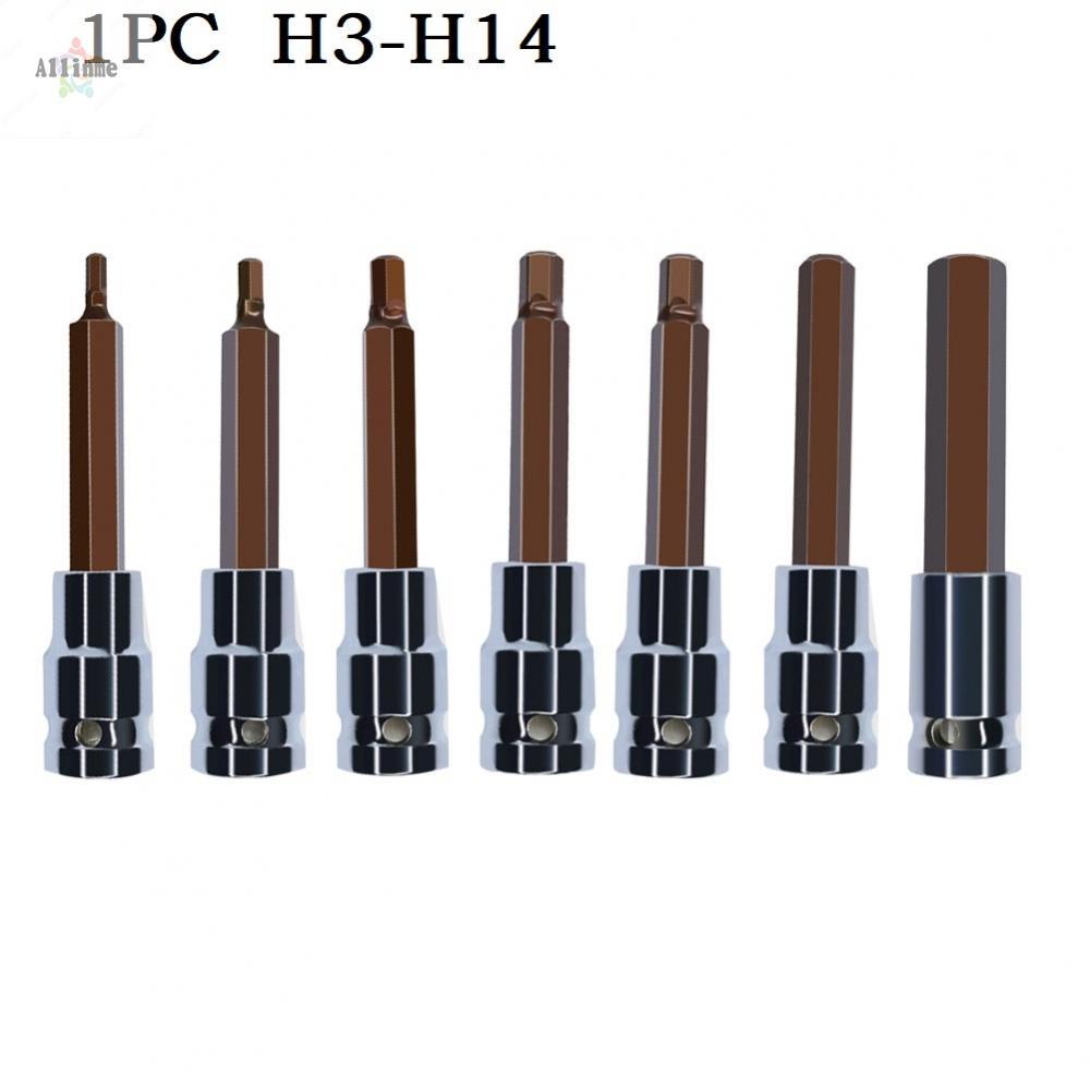 Chuyên Nghiệp 1 Ổ Đĩa Lục Giác Ổ Cắm Bit Tua Vít Dụng Cụ Cầm Tay H3 H4 H5 H6 H7 H8