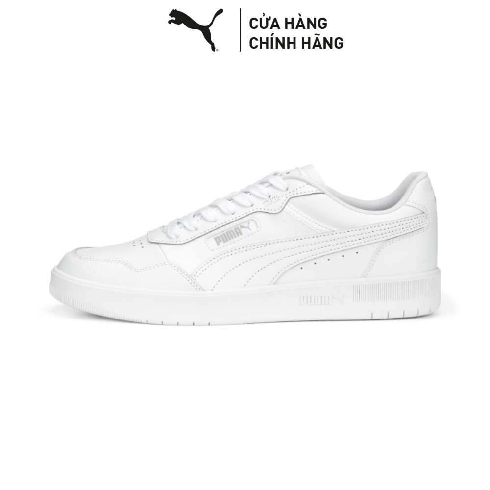 Giày Thời Trang PUMA Unisex Court Ultra White- Silver Màu Trắng