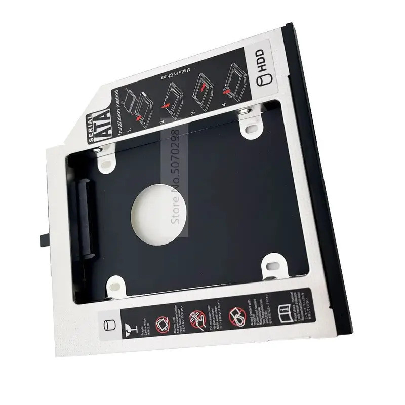 Có Viền Bảng 2nd SATA 2.5 "Ổ Cứng HDD SSD Quang Caddy Cho IBM Lenovo ThinkPad T430 W430 T530 W530 T4