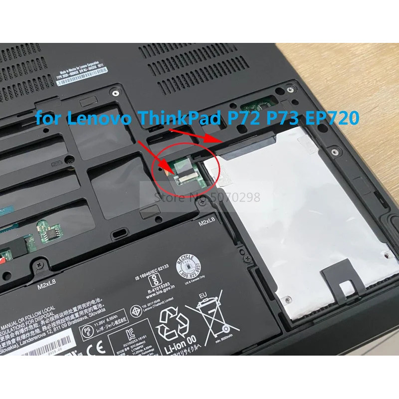 Dành Cho Lenovo ThinkPad P72 P73 EP720 Mobile Workstation Ổ Đĩa Cứng HDD SSD SATA Kết Nối Cáp Khung 