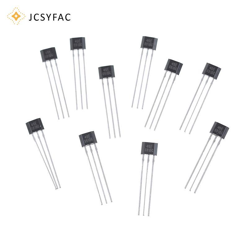 JCSYFAC 10 Chiếc Hall element 49E OH49E SS49E Cảm Biến Tuyến Tính Hall Cảm Biến Mới