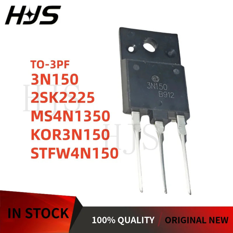 5 Chiếc 3N150 KOR3N150 4N150 STFW4N150 MS4N1350 STFW3N150 2SK2225 TO-3PF Hiệu Ứng Trường Transistor