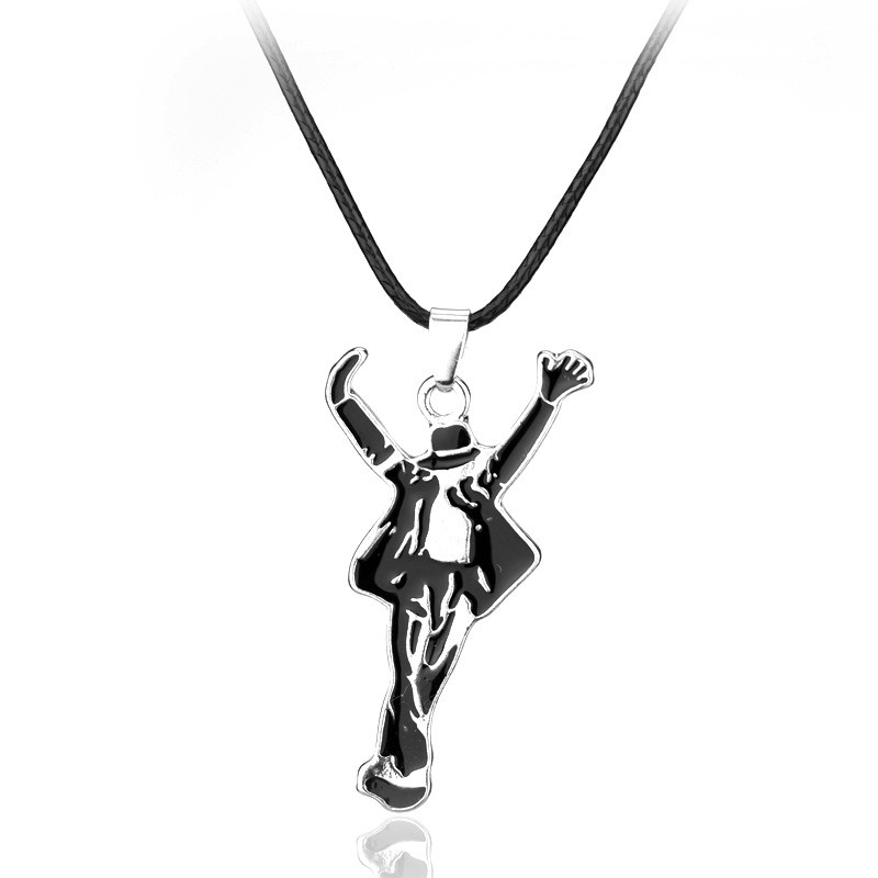 Vòng cổ xung quanh Michael Jackson Dance King Fashion Retro Mặt dây chuyền Quà tặng sinh nhật
