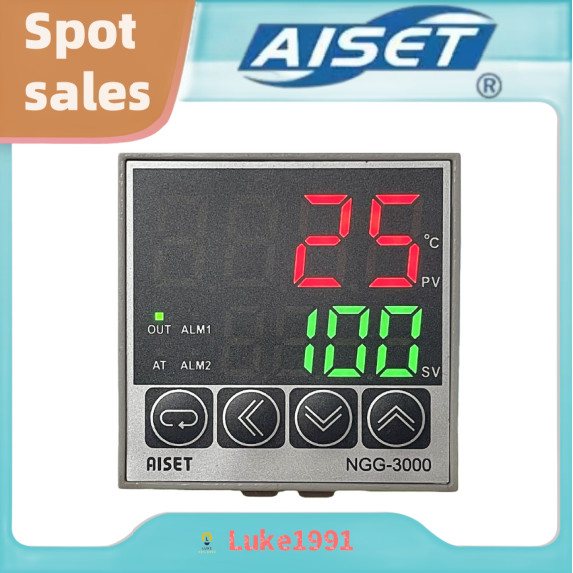 AISET Dụng Cụ Điều Khiển Nhiệt Độ NGG-3000 3400V 3410V 3420V 3430V-1K PT100 Chính Hãng 300°C 400°C 6