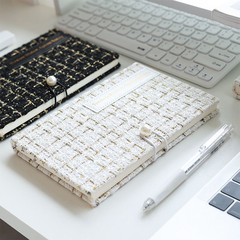 Niche Cao Cấp Phong Cách Chanel Băng Sổ Tay Sổ Tay Nhật Ký Du Lịch Sổ Tay Checkered Notebook Noteboo
