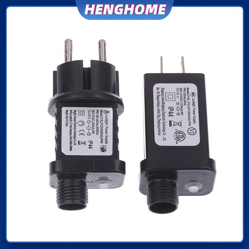 HENGHOME EU / US Cắm 5VDC 6W 8 Chức Năng SELV Đèn LED Driver Switch Adapter IP44 Chiếu Sáng Laser Ch