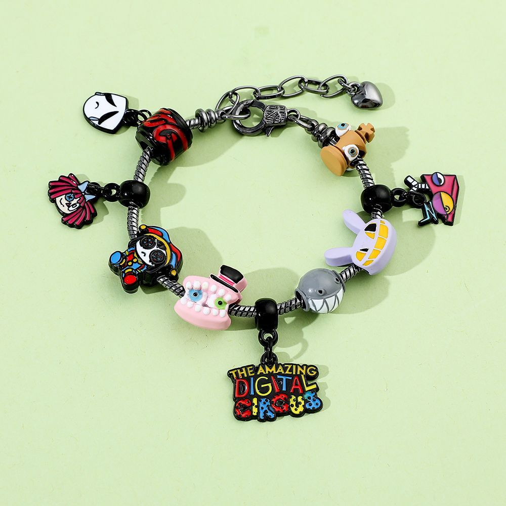 Hot Sale#New Product Exclusive digital circus Magic Number Circus Bracelet Cartoon Clown Doll Pendan