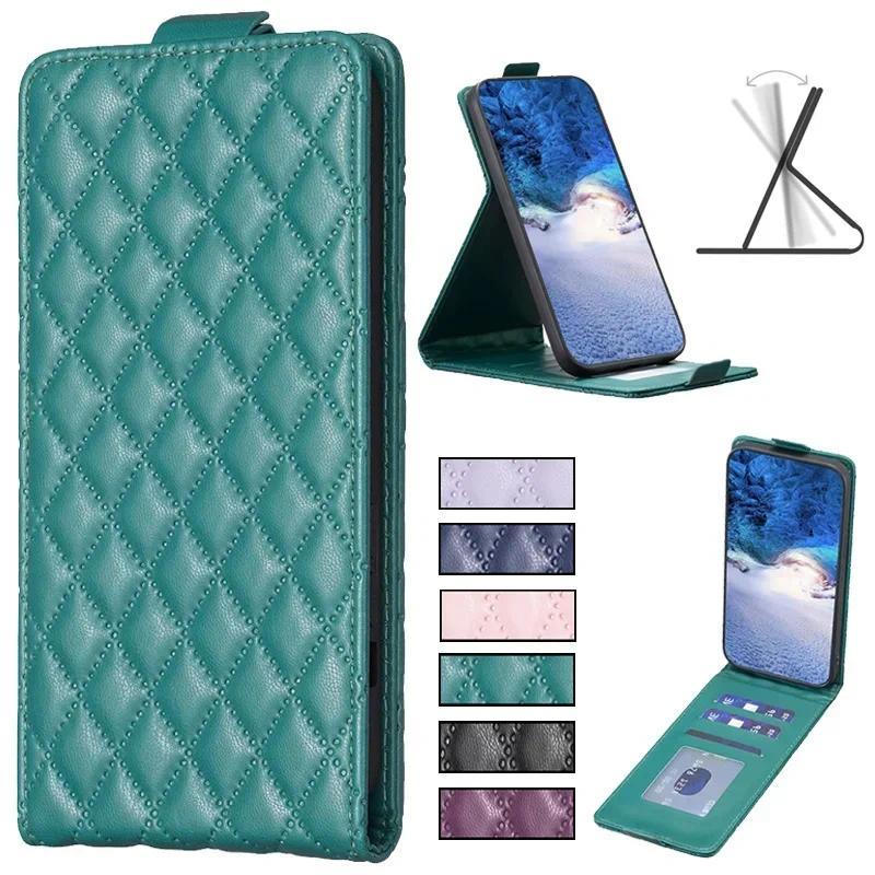 Dành Cho Galaxy S24 S25 S26 Ultra Ốp Lưng Nhỏ Da Thơm Dọc Flip Case Cho Samsung Galaxy S24 Ultra S 2