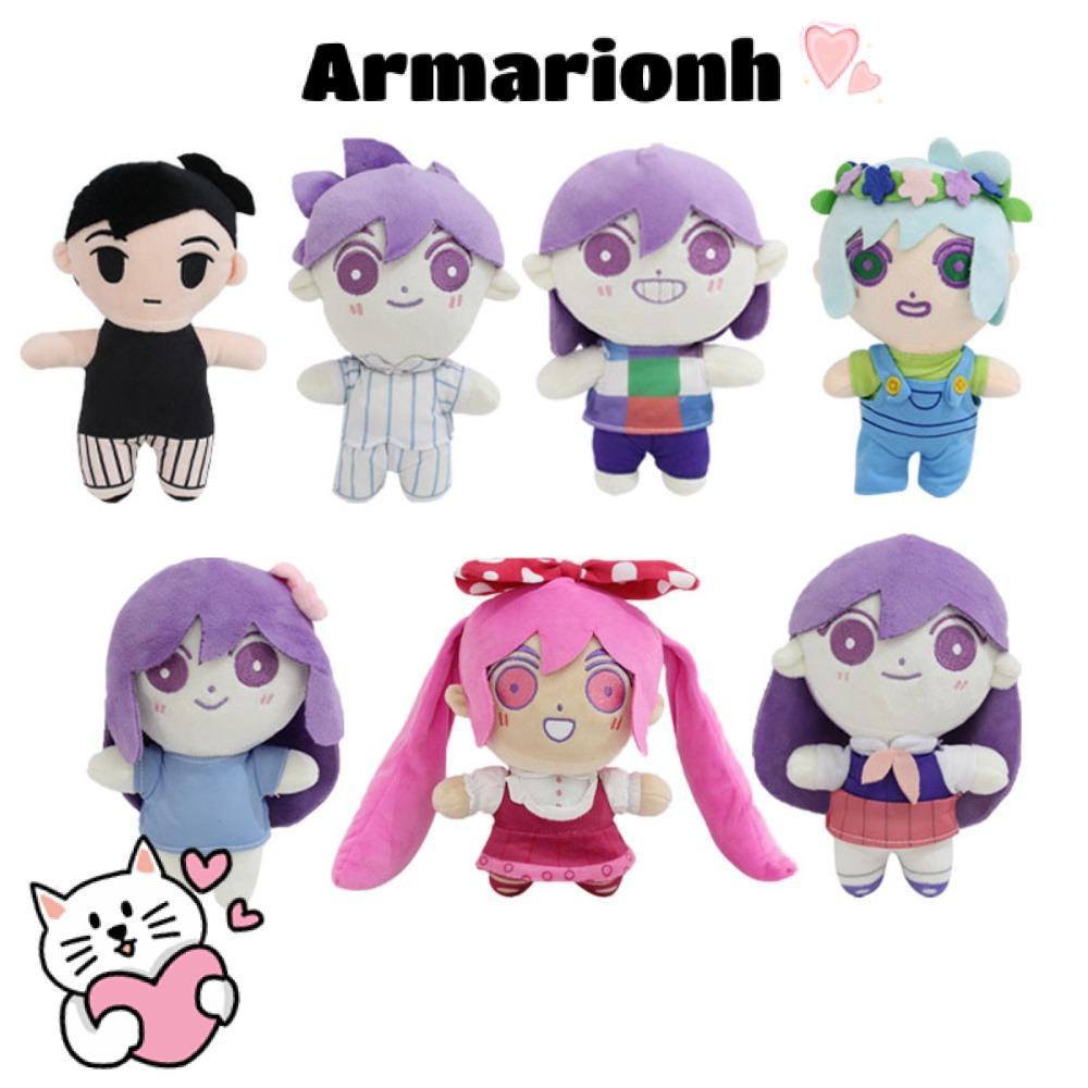 Búp bê nhồi bông ARMARIO OMORI, Đạo cụ Cosplay Omori 20CM, Quà tặng Merch Omori Trò chơi nhồi bông l