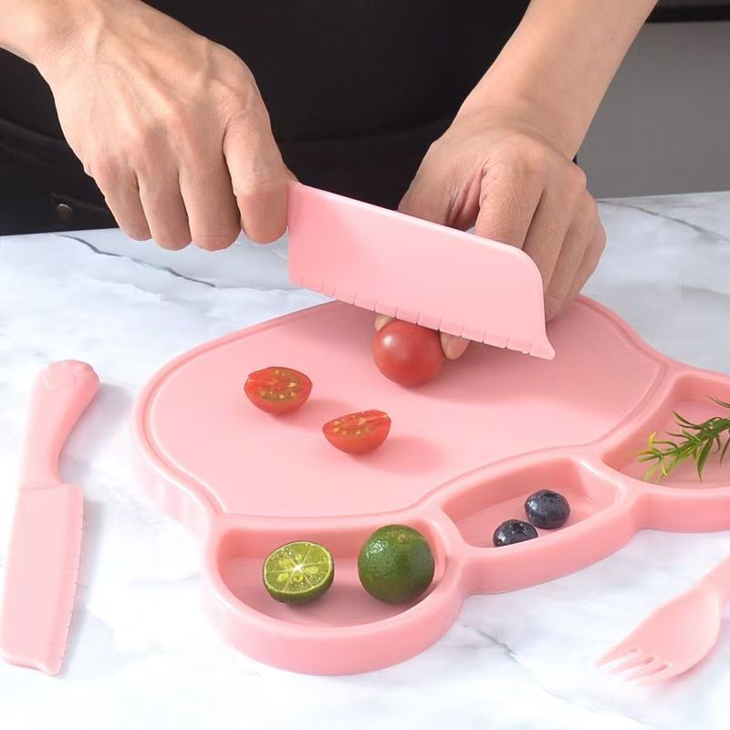 New Product#[30Hot Sale2879Pieces]Kindergarten Children's Cutting Board Set Fruit Knife Children's C