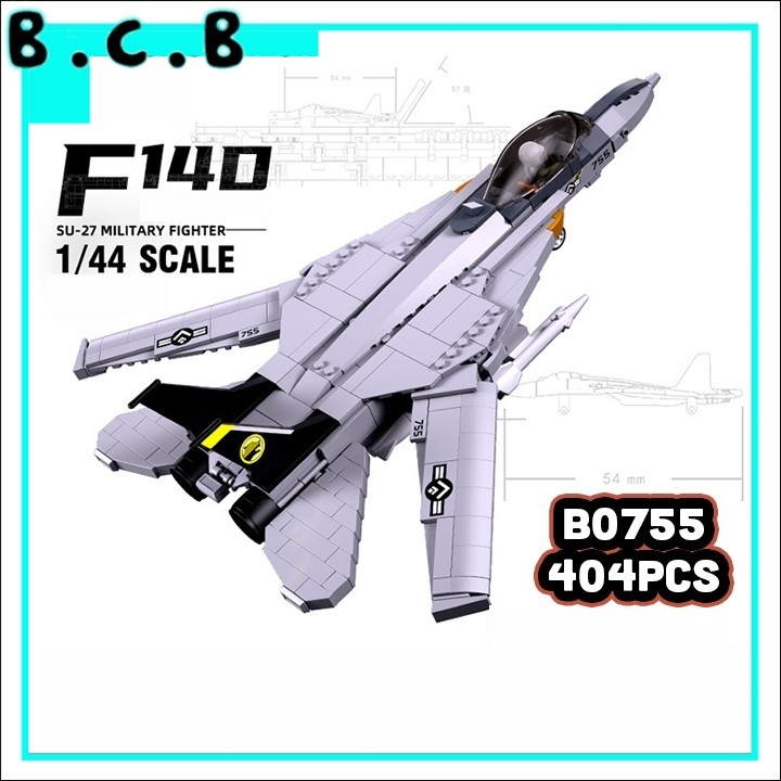 Mô hình máy bay F14 Tomcat Mô hình Máy Bay Quân sự Hạng Nhẹ B0755