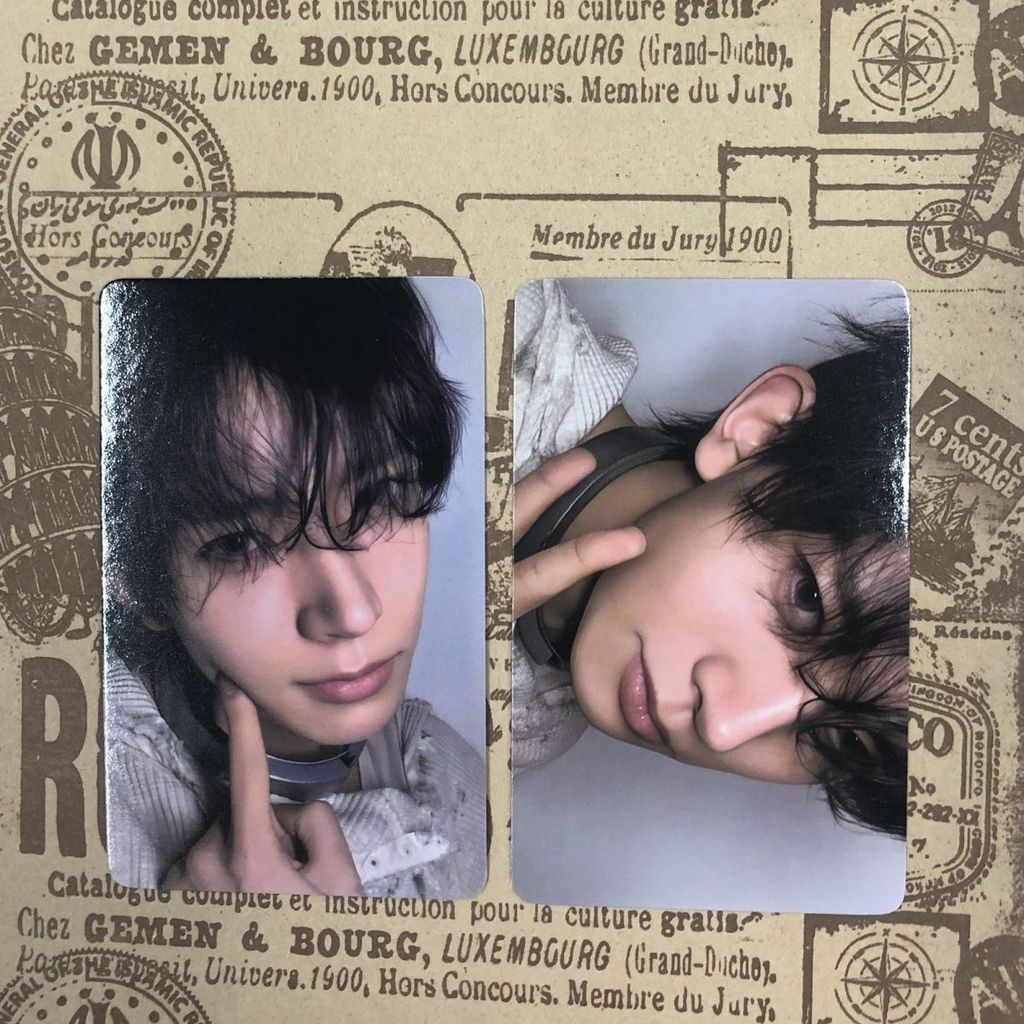 Bộ 2 miếng enhypen mini6 HEESEUNG Photocard