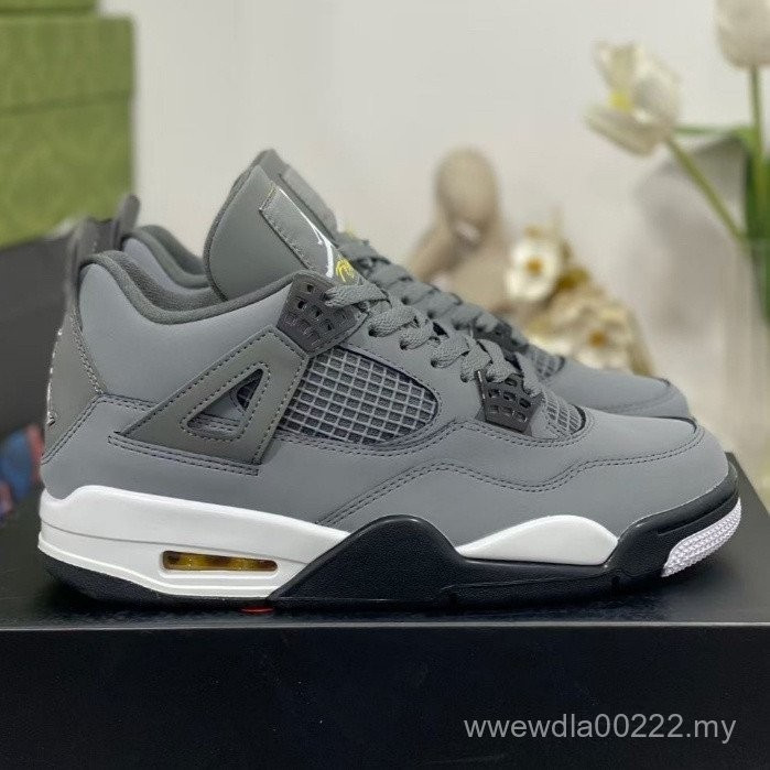 Air Jordan 4 Cool Grey Nam Nữ Giày Bóng Rổ AJ4 Giày Thể Thao AJ 308497-007