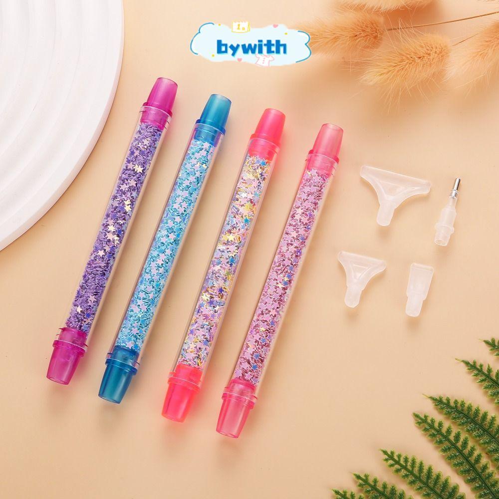 BYWITH Point Drill Pen, Nail Art Bút vẽ kim cương thoải mái, Star Sequins thêu DIY Craft 5D Diamond 