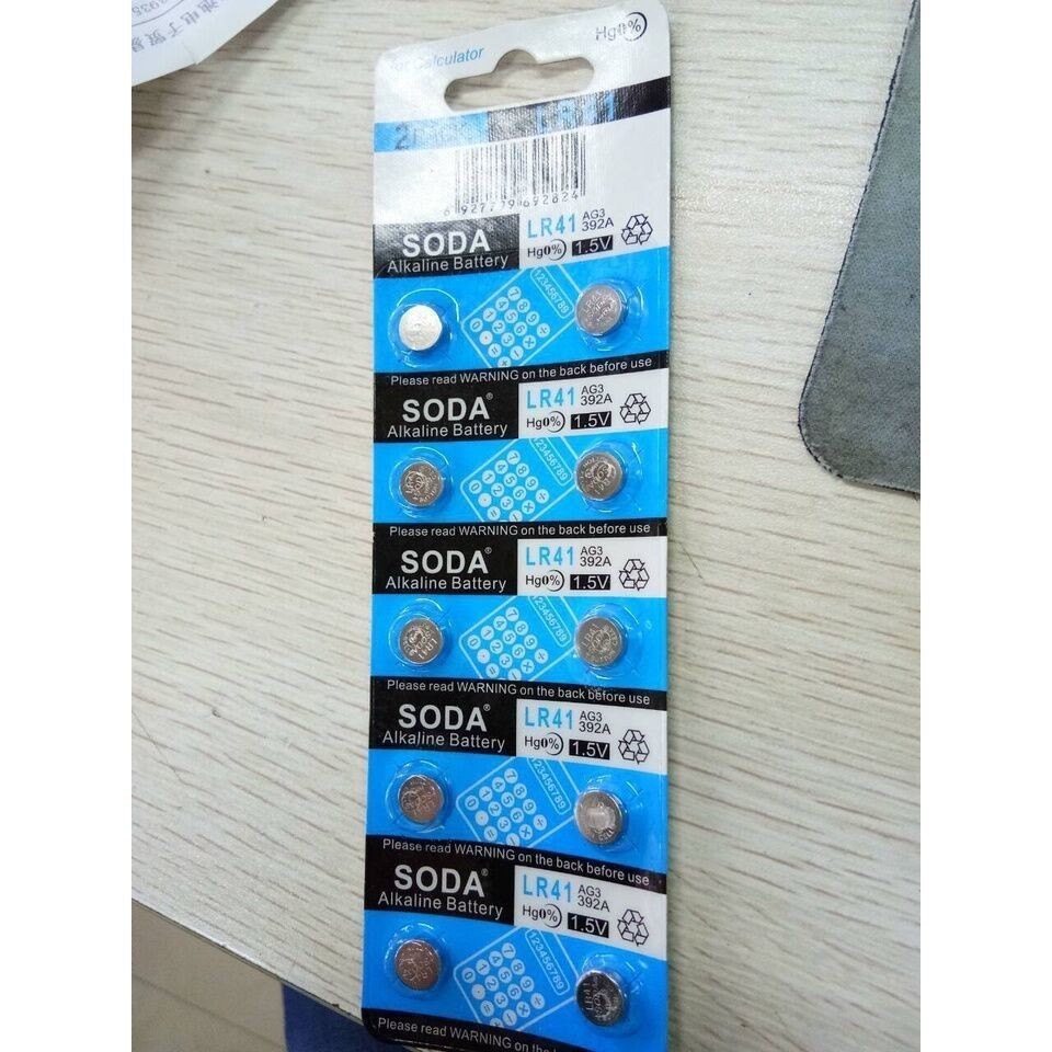 VĨ 10 VIÊN PIN AG3 (LR41)