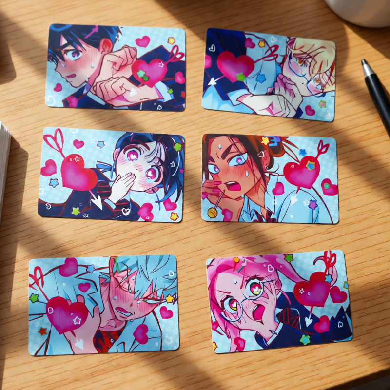 6 Cái / bộ Sáng Tạo KPOP Alien Stage TV Anime Card Mizi Sua Ivan Till Hyuna Luka Cosplay Góc Tròn LO