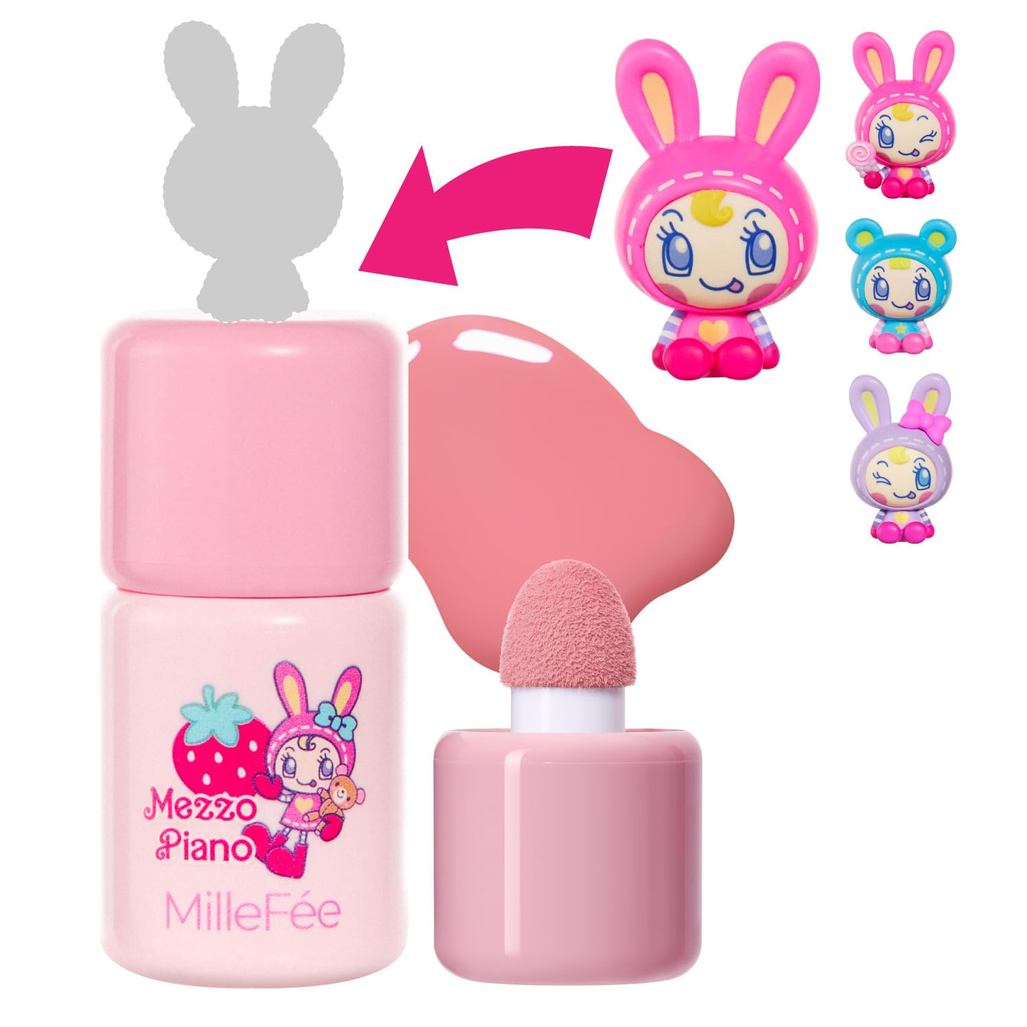 Millphy Shake Drop Cheek Mezzo Piano N01 Peach Souffle Bao gm 1 hnh ngu nhin Cht lng 4 mu Ruddy Cm g