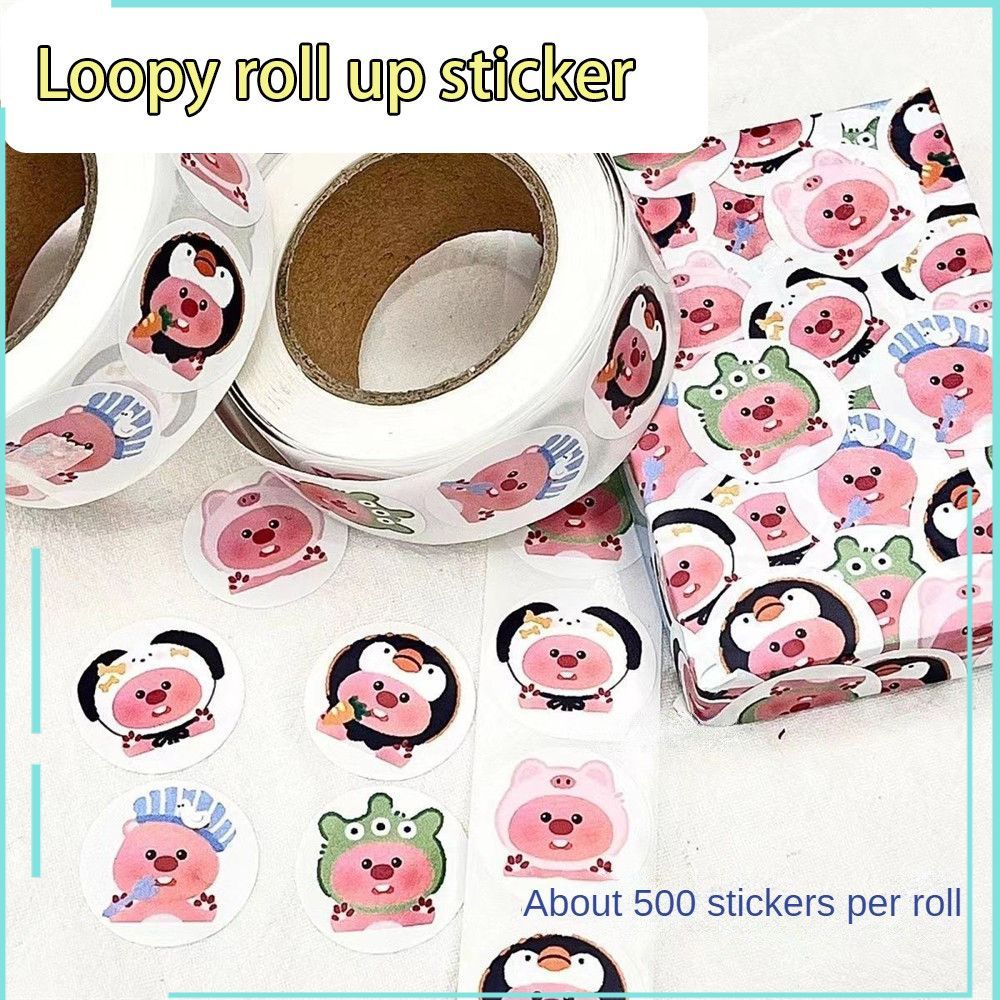 【COD】 1 Bộ 500 Hình dán trang trí hoạt hình, Hình dán chống thấm nước, Nhãn dán, Hình dán sổ tay, Hì