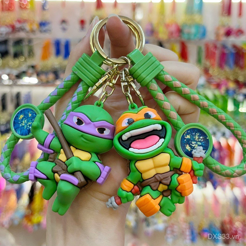 Túi Nam Ninja Thần Rùa Cơ Mặt Dây Chuyền Hoạt Hình Bí Ẩn Đồ Trang Trí Ninja Thần Rùa Hộp Rùa Treo Mó