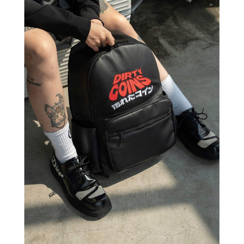 Balo DirtyCoins Dico Backpack Chất Da PU Trượt Nước Đựng Vừa Laptop 15,6 Inch Cặp Da Đi Học BALO 2810 SHOP | BigBuy360 - bigbuy360.vn