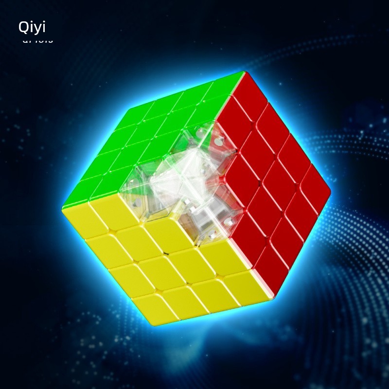 moyu rs3m v5 rubik 1x1 Qiyi Warrior M bốn giai đoạn từ tính UV phiên bản Rubik's Cube Racing dành ri