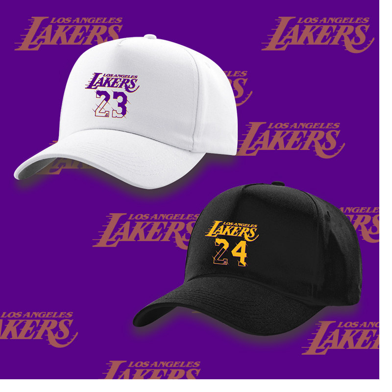 Tấm che nắng thể thao bóng rổ Los Angeles Lakers đạt đỉnh mũ Kobe James nam nữ đa năng Lakers Mũ bón