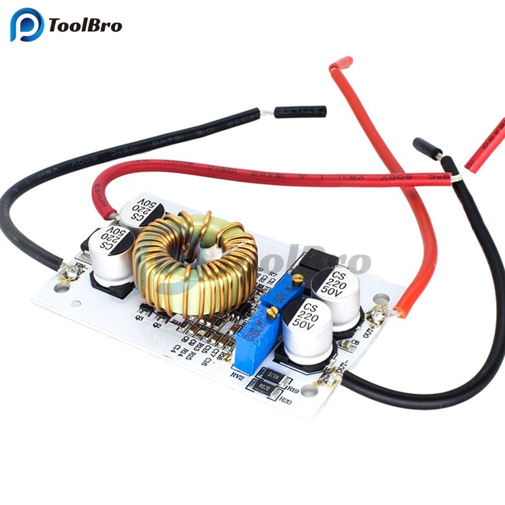 250W 10A Step Up Power Supply DC 8.5V-48V sang 10-50V Boost Converter Điện áp không đổi Mô-đun truyề