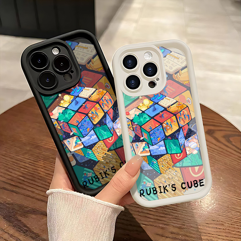 Ốp Lưng Hình minh họa Rubik Cube cho Redmi 9/9A/9C/10/10C/12/12C/13C/14C/A5/A3/A1 TPU Soft Shell chố
