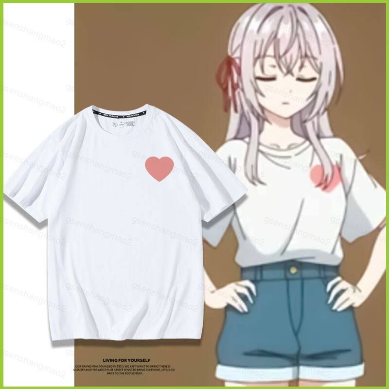 Áo Thun Cosplay Alya & Alisa Mikhailova-Kujou, Vải 3D, Tay Ngắn Phong Cách Anime