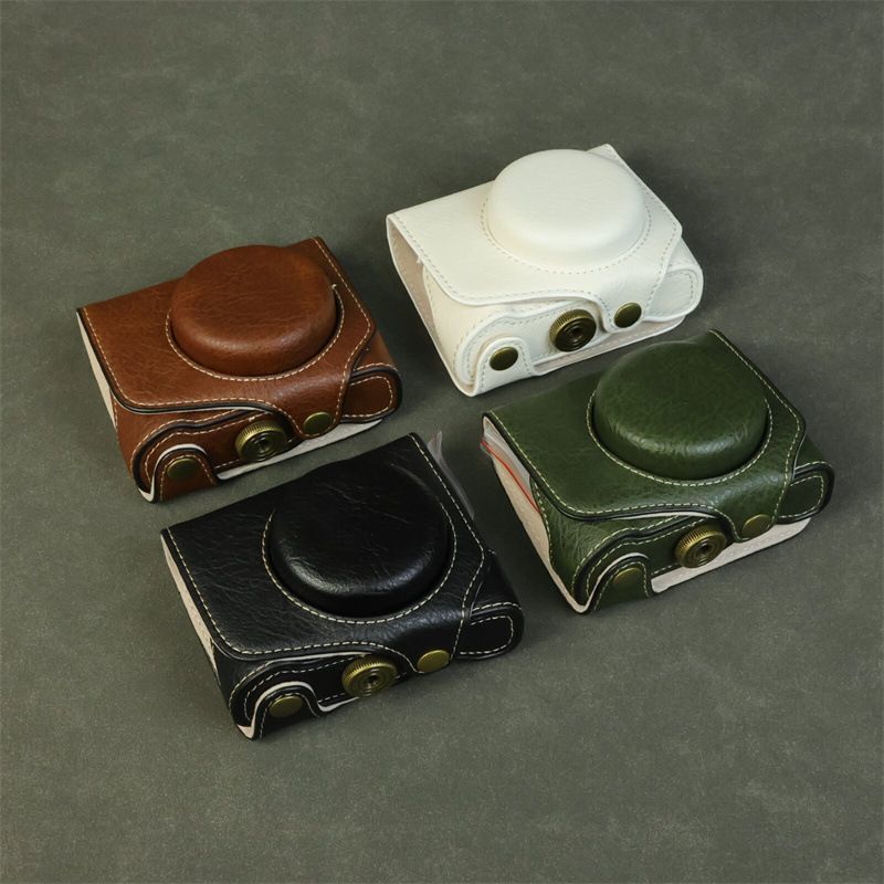 Thích hợp cho Canon G7X3 / G7X2 Túi đựng máy ảnh chuyên dụng Bao da Retro g7x3 / g7x2 Túi đựng máy ả