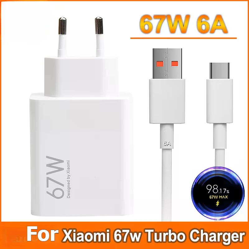 67W Turbo Sạc Cho Xiaomi 15 Mi 14 13T 12T 13 Ultra Pro Redmi Note 12 11 13 Pro Poco X5 F5 Pro Sạc US