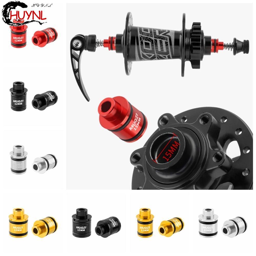 RENDZ 2 Chiếc Hub Xe Đạp Thru Trục Adapter, Bộ Chuyển Đổi Hub Xe Đạp Hợp Kim Nhôm Phát Hành Nhanh, B