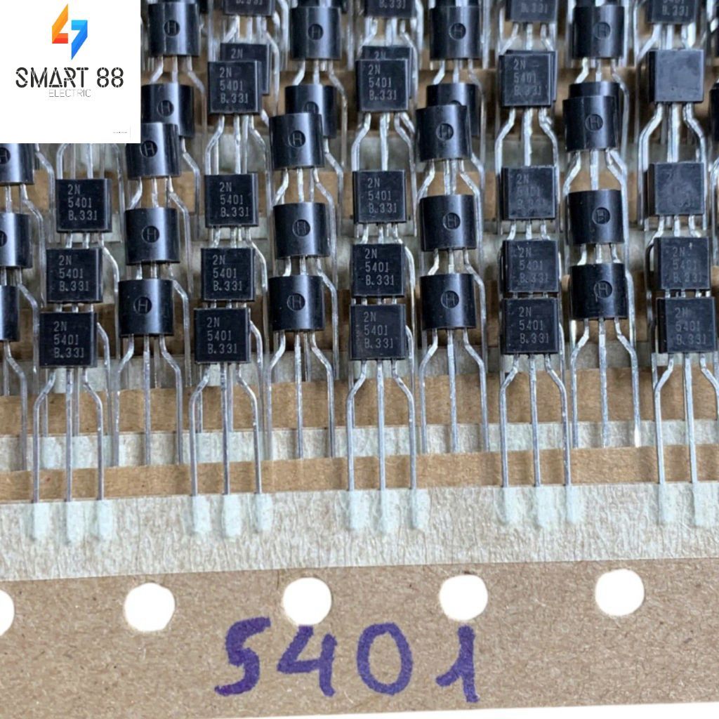 SMART88- [ Combo 50 Con ] Transistor 2N 5401 và 2N 5551 600mA 150V TO-92 Hàng Dây Chân Đồng Loại Tốt