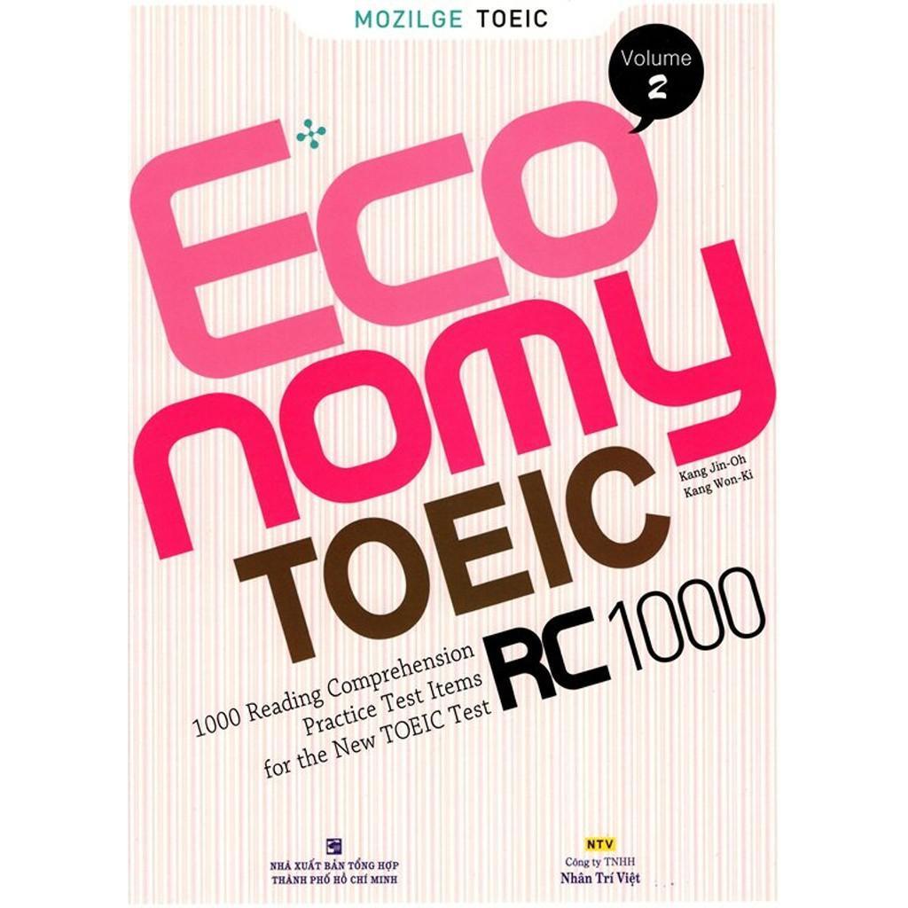 Sách - Economy TOEIC RC1000 Volume 2 - Nhân Trí Việt