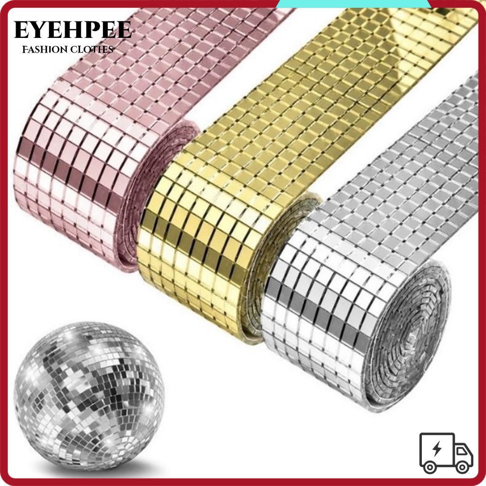 Nhãn dán gương bóng vũ trường EYEHPEE, Gương gạch khảm thủ công bằng thủy tinh, Tự làm vuông nền tự 