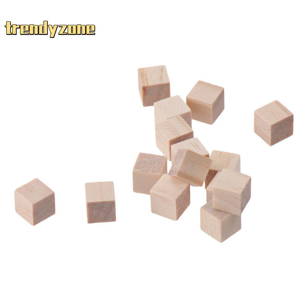 TINEMIN 300 Khối Gỗ Trống Tự Nhiên, Chất Liệu Gỗ Thông Vuông Khối Gỗ, Mạnh Mẽ Và Chắc Chắn 1cm Gỗ Mà