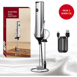  Máy tạo bọt sữa điện, máy đánh matcha cầm tay, máy đánh trứng sạc lại, máy tạo bọt mini cho cà phê latte, sô cô la nóng.