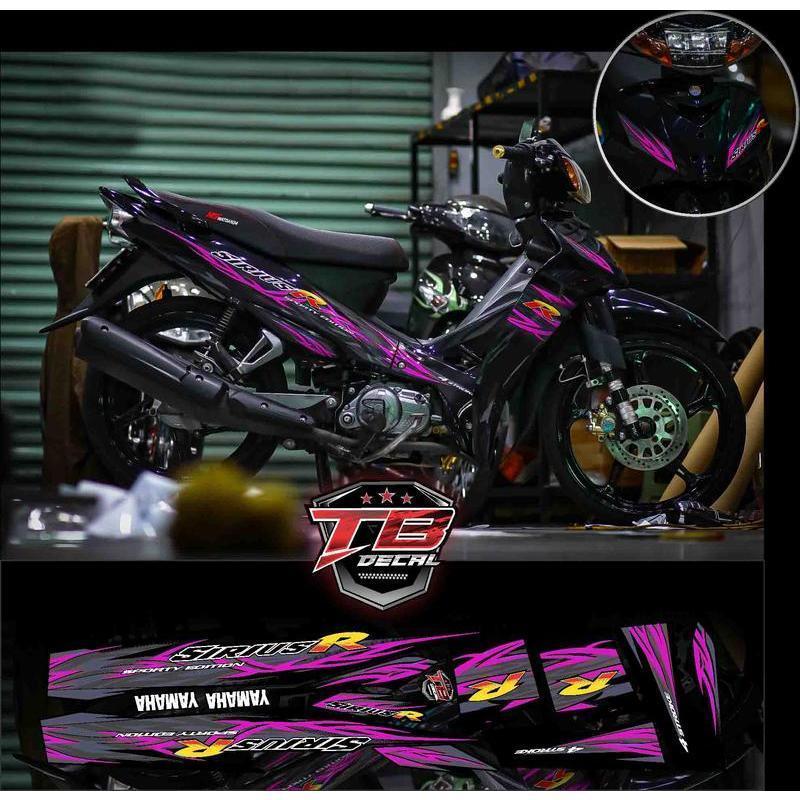 Tem Sirius R Zin Đen Phối đủ màu [Decal] TB