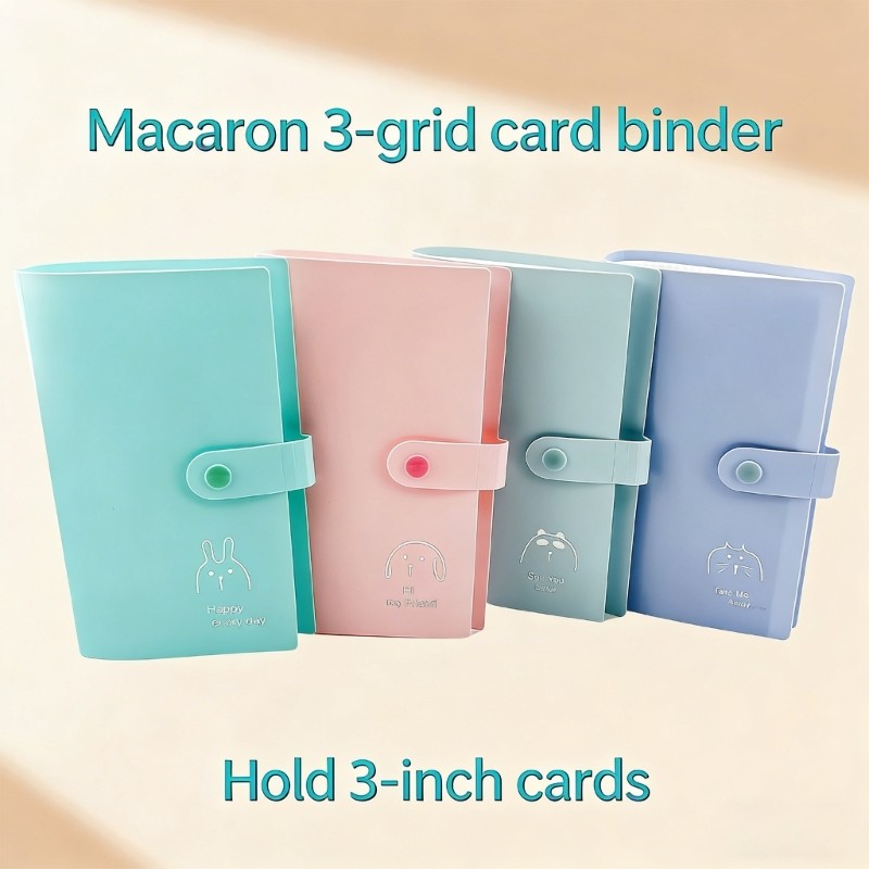WIT 120 Card Binder Leather Card Collection Book Card Sắp xếp có tải bên