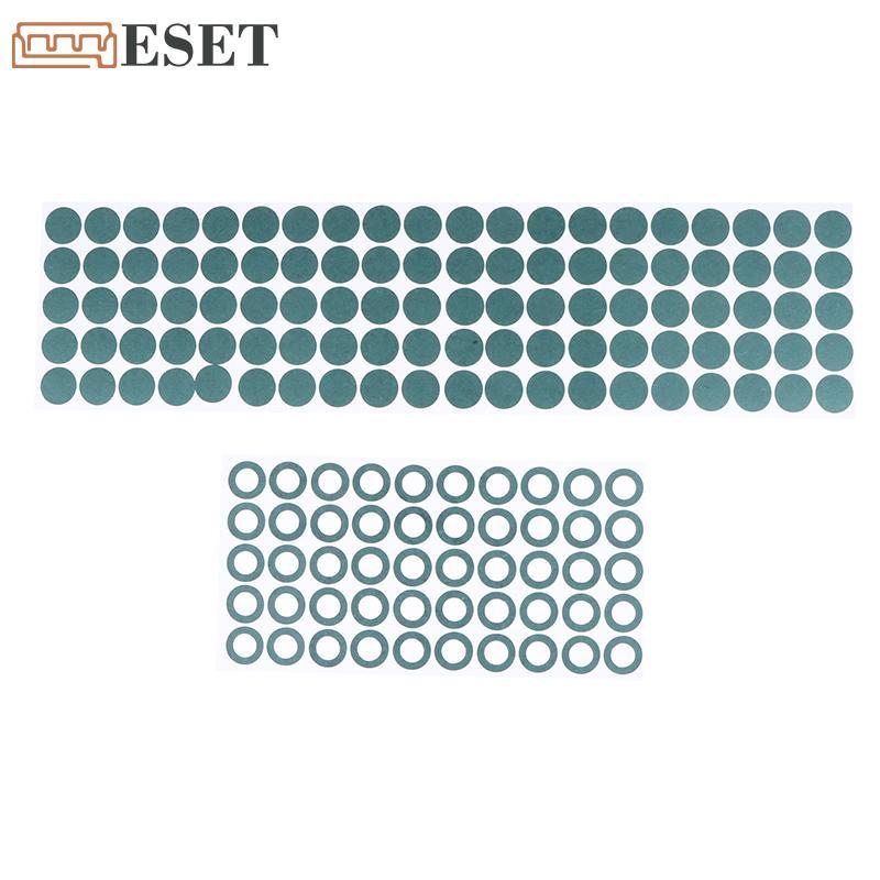 MỚI 200 Chiếc Tự Dính 18650 21700 26650 32650 Pin Gioăng Cách Nhiệt Pin Li-ion Cách Nhiệt Điện Miếng