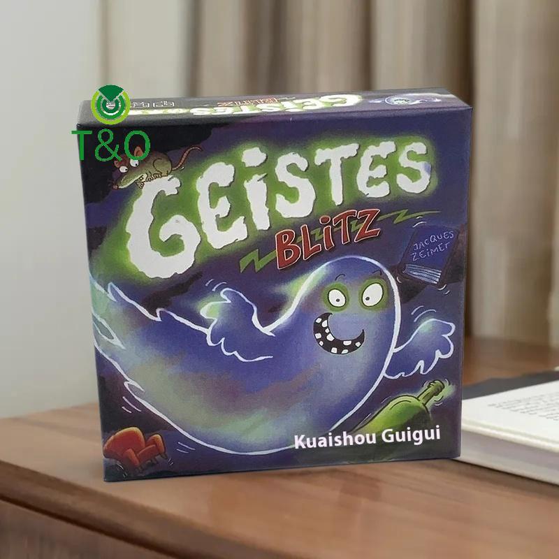 [T & O-t] 1 Bộ Bàn Game Family Ghost Blitz 1 2 3 4 Zoch Verlag Ghost Blitz Board Game Đồ Chơi Xếp Hì