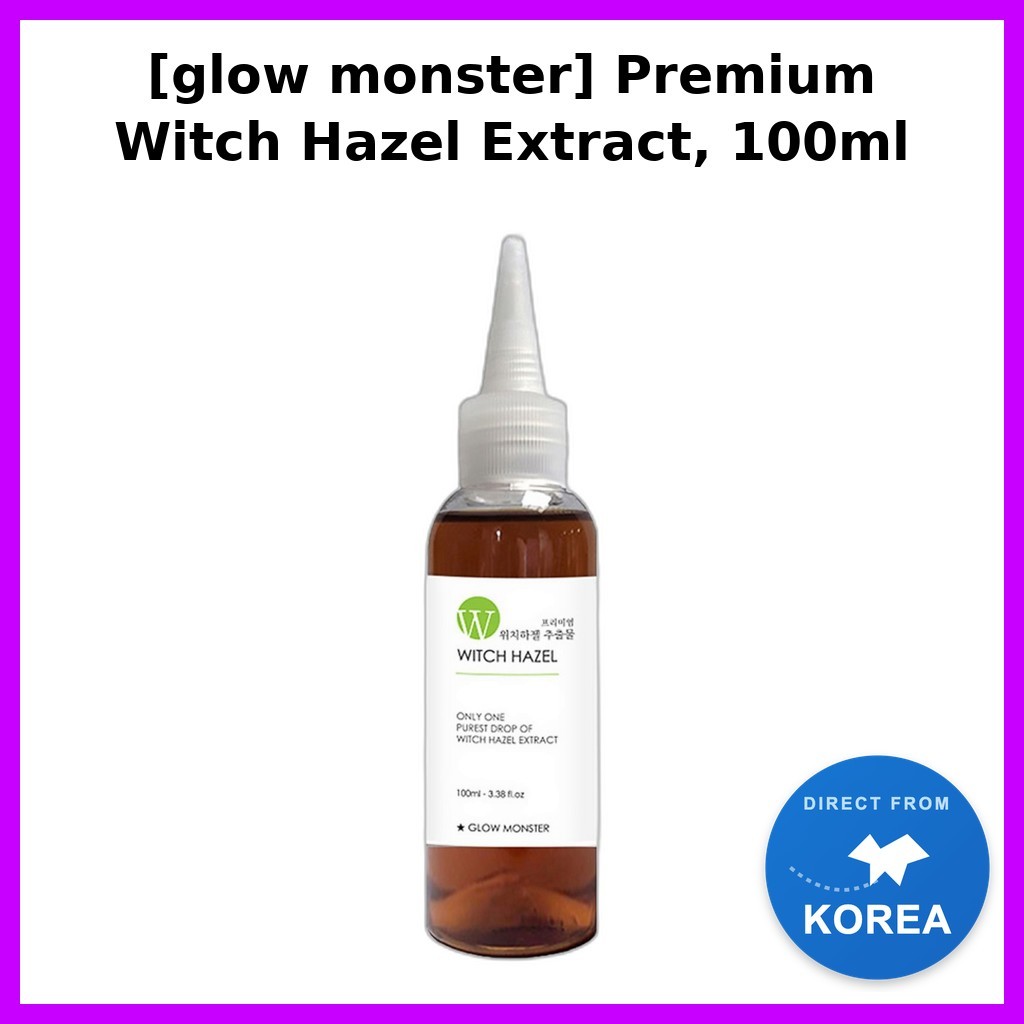 [quái vật phát sáng] Chiết xuất Witch Hazel cao cấp, 100ml / Chiết xuất Witch Hazel Hàn Quốc / Làm s