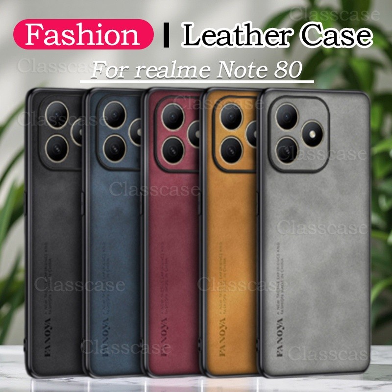 Vỏ Realme Note 80 2026 Cho Realme Note 80 70 60 80x 70T 60x Note80 Note70 Note60 Vỏ Điện Thoại Da Cừ