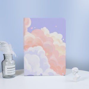 Ốp iPad Anime Bầu Trời Mây Tím Cho 2022 / 2021 iPad Pro 12.9 '' 11 '', Ốp iPad Air 4 / 5 iPad 10, Ốp