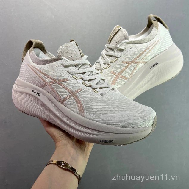 Asics Asics Gel-Nimbus 27 Nam Nữ Chạy Bộ Gel-Nimbus 26 Đệm Thể Thao Nhẹ Giày 1CUF