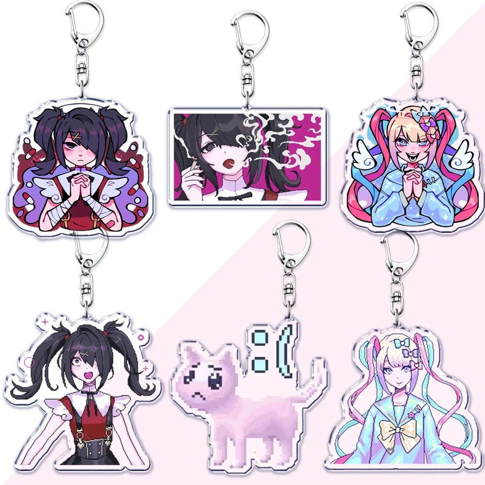 Móc khóa Needy Streamer Overload Ame-chan Kangel mica Acrylic Needy Girl Overdose in hình anime tran