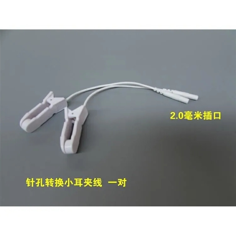 New Product#Therapy device with ear acupressure clip, meridian therapy device with ear clip electrod