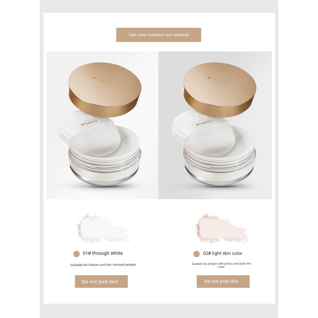 PRAMY PRAMY PRAMY Loose Powder PRAMY Loose Powder Bột rời được ủy quyền chính thức Bột tiêu lỏng